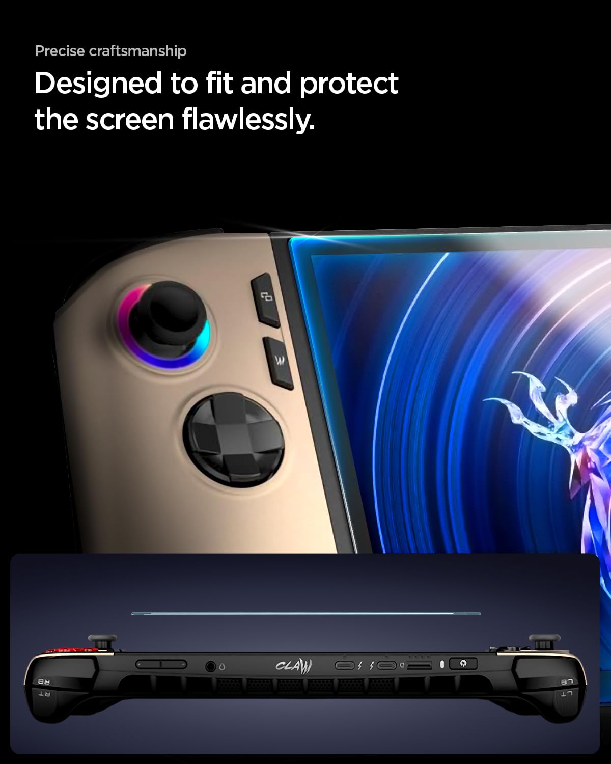 Spigen GlasTR Slim extreme clarity preserves screen brightness