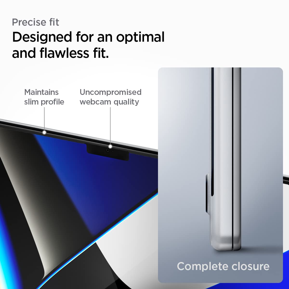 Spigen GlasTR Slim protecting MacBook inside bag against scratches and debris