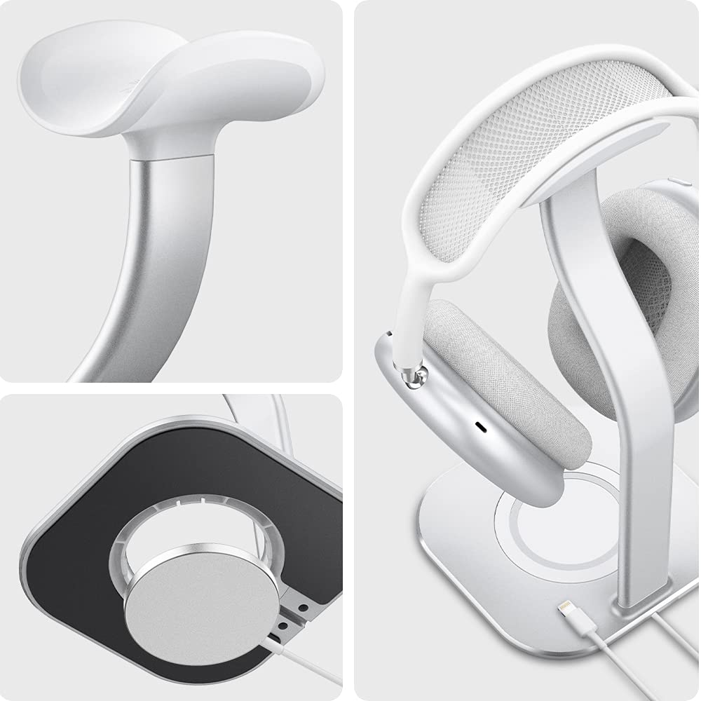 Spigen top grooved mount closeup protecting headband shape and reducing wear