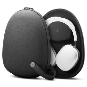 Spigen Klasden front view charcoal showing protective shell and slim profile