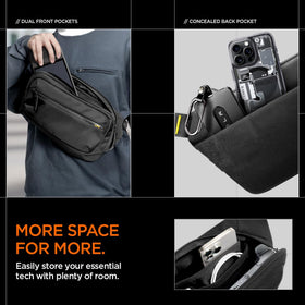 Spigen Life Case Cordura fabric close-up highlighting durable texture and weather resistance by Spigen