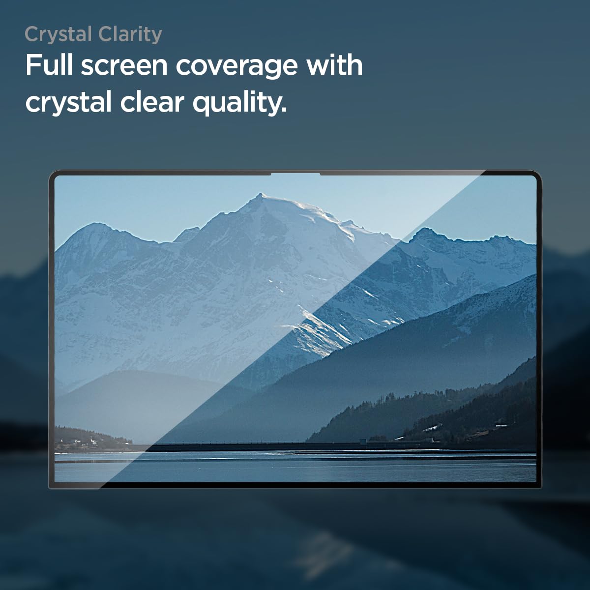 Spigen lifestyle shot of MacBook Air 15 in café showcasing everyday protection