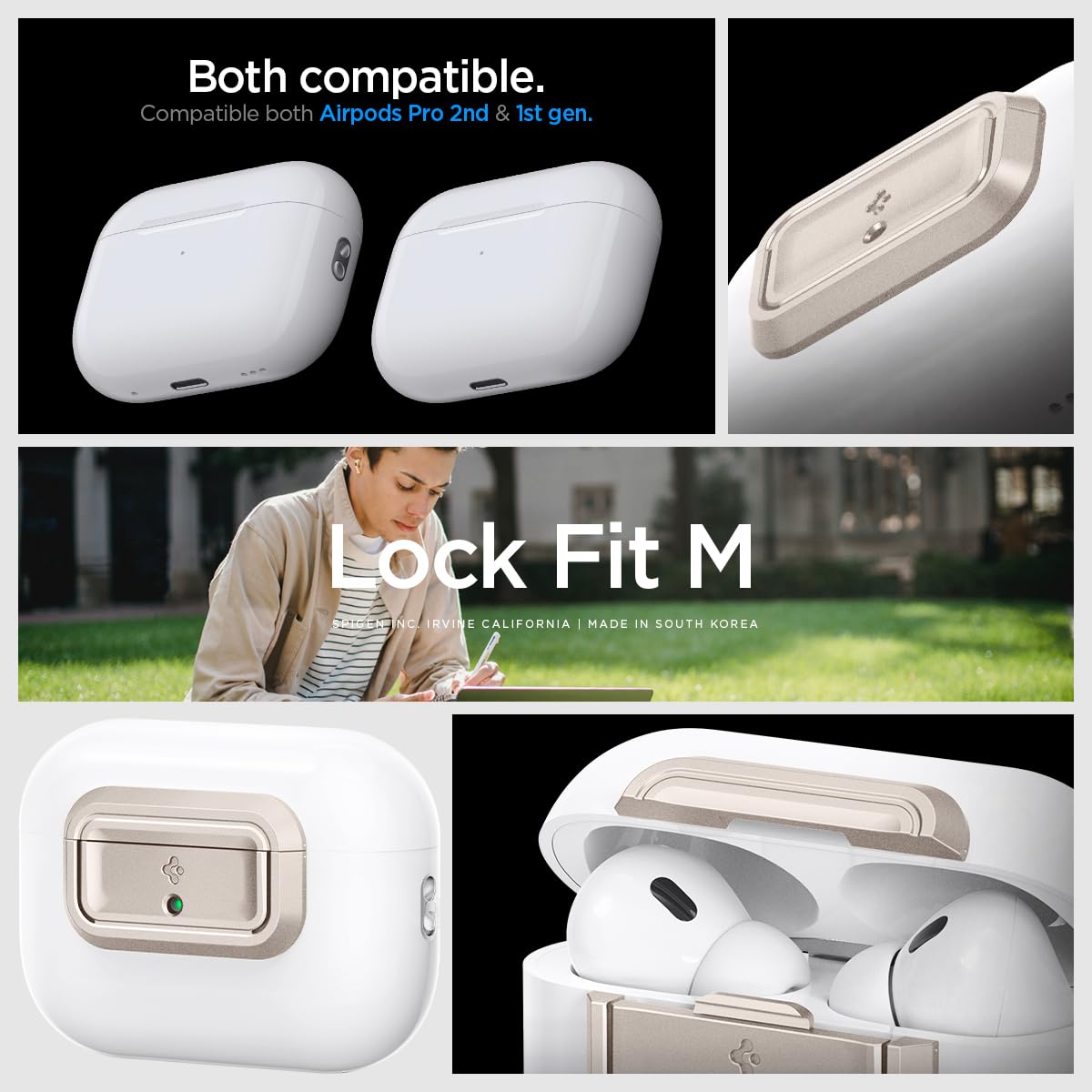 Spigen Lock Fit M lanyard attachment for easy portability