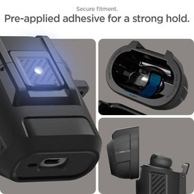 Spigen Lock Fit Pixel Buds Pro 2 Battery Share compatibility for easy charging.