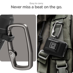 Spigen Lock Fit Pixel Buds Pro 2 side view shows precise fit.