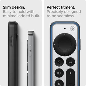Spigen Rugged Armor Apple TV remote case protective grip close-up