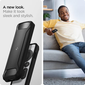 Spigen Rugged Armor Apple TV remote case magnetic plate for surface mounting