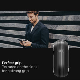 Spigen Rugged Armor Bose QuietComfort Case adhesive-secure feature ensures snug mounting.