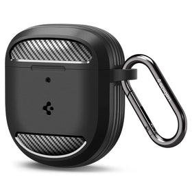 Spigen Rugged Armor Bose QuietComfort Case front view shows sturdy protection and matte finish.