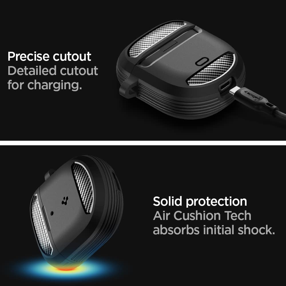 Spigen Rugged Armor Bose QuietComfort Case extra-adhesive option supports secure attachment.