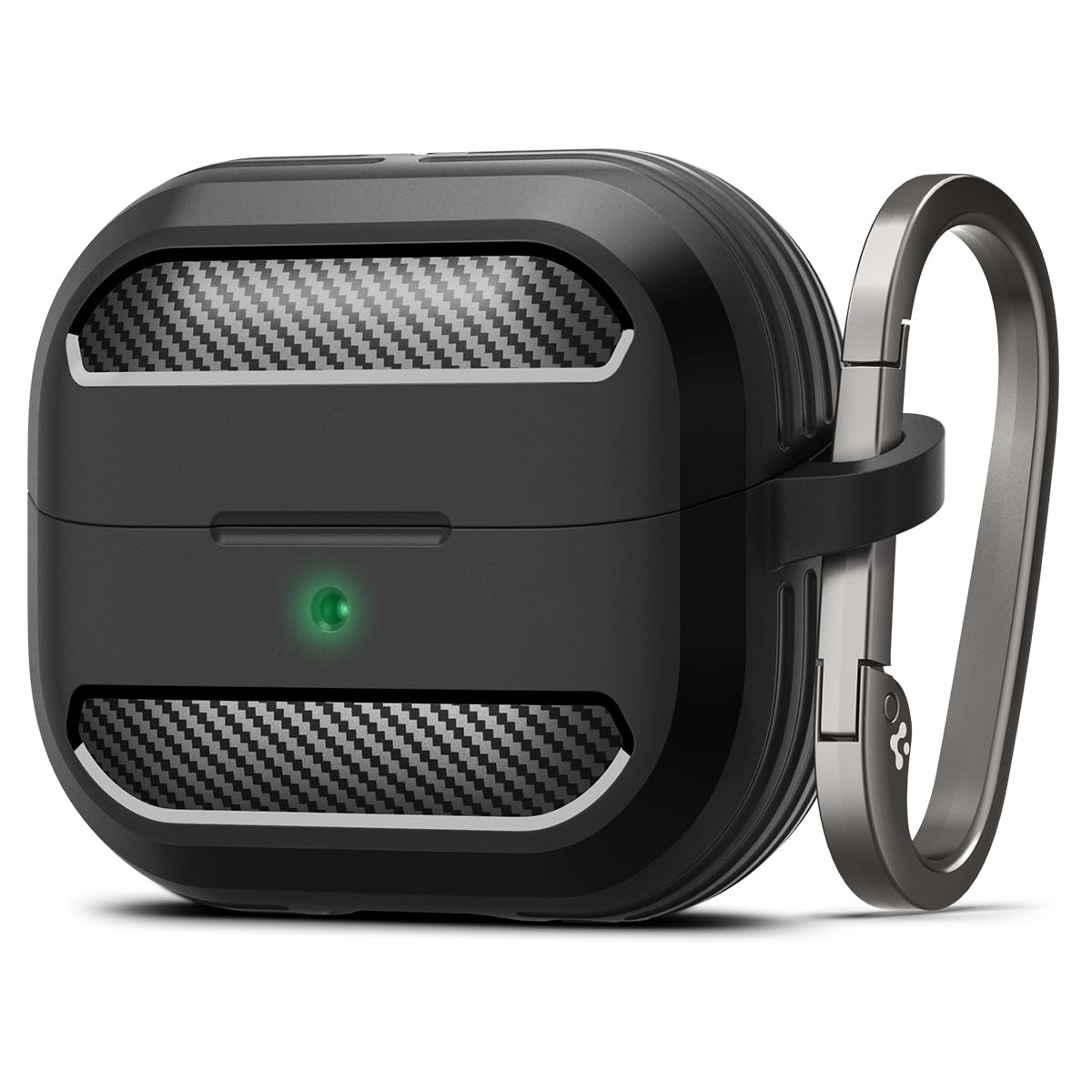 Spigen Rugged Armor Buds3 FE case with matte finish offering durable grip and protection.