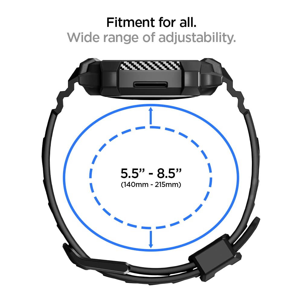 Rugged Armor Pro with carbon fiber accents for a modern look.