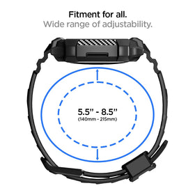 Rugged Armor Pro with carbon fiber accents for a modern look.