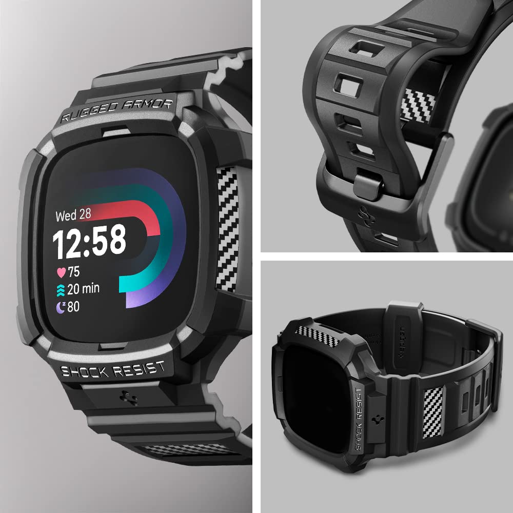 Raised bezels around the screen on the Rugged Armor Pro case.