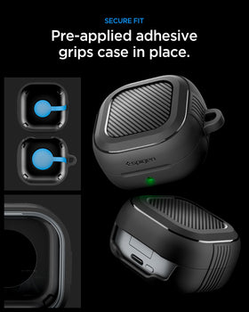Spigen Galaxy Buds 4 Pro Case precise cutouts for easy access