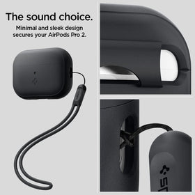 Spigen silicone texture close-up – soft grip enhances daily handling.