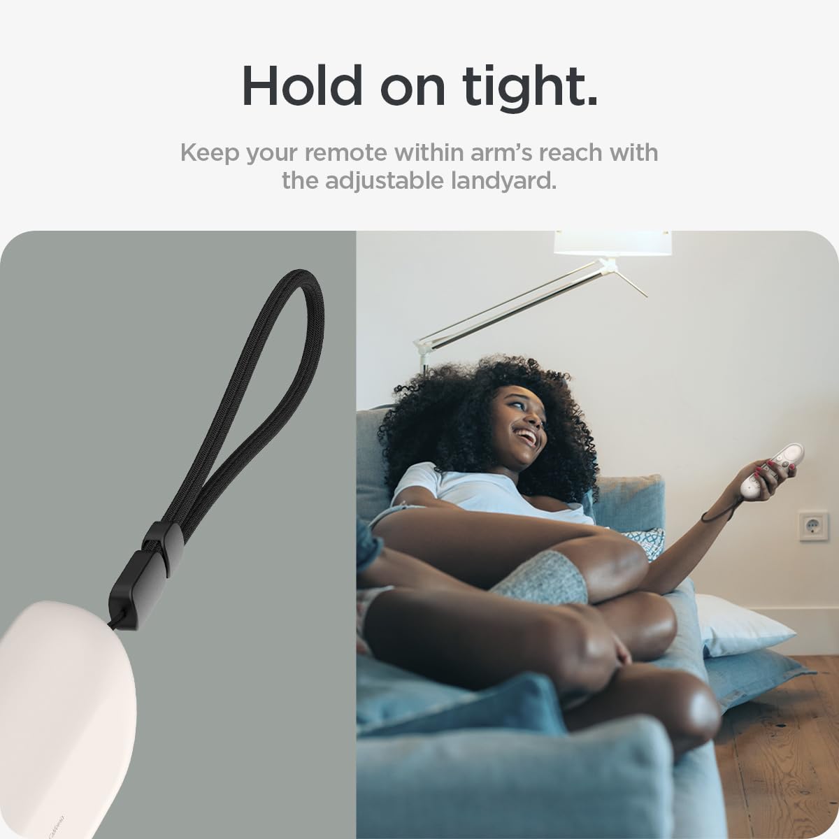 Spigen Silicone Fit Porcelain includes metal plate for mounting.