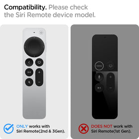 Spigen Silicone Fit remote with AirTag slot enables easy Find My tracking.