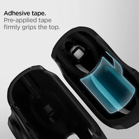 Easy click-in installation ensures secure AirTag and AirPods Pro fit.