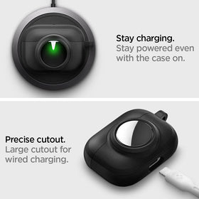 Wireless charging compatibility with top-view LED visible.
