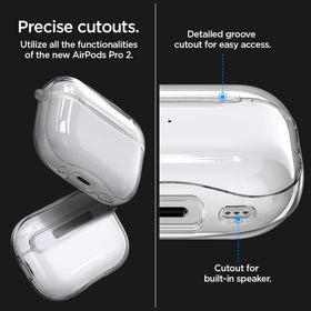 Spigen Ultra Hybrid keeps LED visibility while guarding the AirPods Pro 2 case