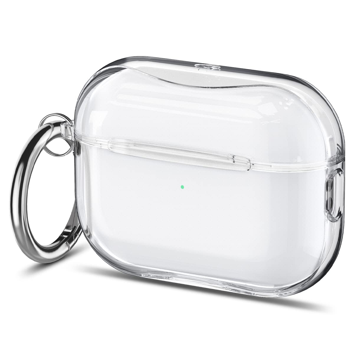Spigen Ultra Hybrid for AirPods Pro 2, crystal clear finish shows the case design while protecting it