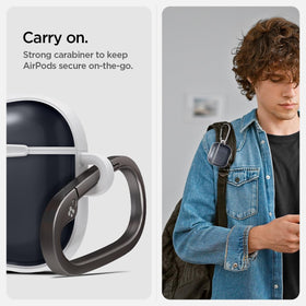 Spigen Ultra Hybrid AirPods 4 Tangerine offers bright personality.