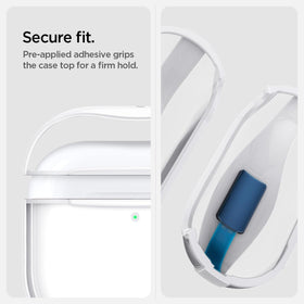 Spigen Ultra Hybrid AirPods 4 case compatible with 2024 ANC model.