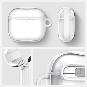 Spigen Ultra Hybrid AirPods 4 case minimal design for everyday use.