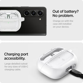 Spigen Ultra Hybrid packaged Jet White edition ready to ship.