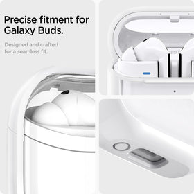 Spigen Ultra Hybrid Jet White finish communicates premium, anti-yellowing look.