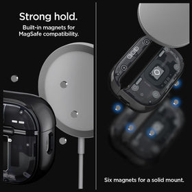 Spigen visible LED cutout showing charging indicator easily seen