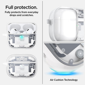 Spigen Ultra Hybrid inner magnet area showing MagSafe alignment benefit