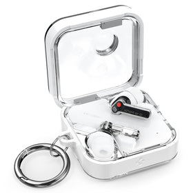 Spigen Ultra Hybrid Nothing Ear 2 case front view showing crystal-clear protection.