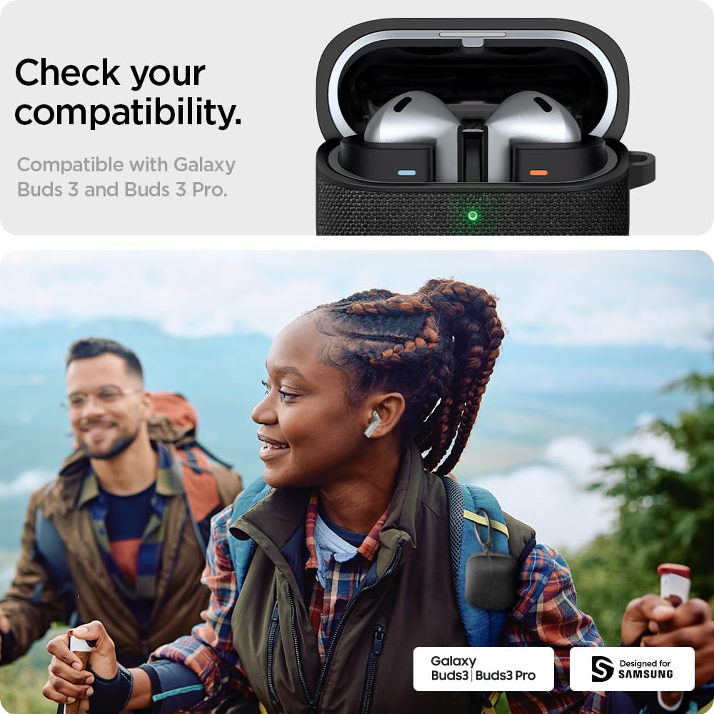 Spigen Urban Fit knit texture closeup highlights premium materials and style