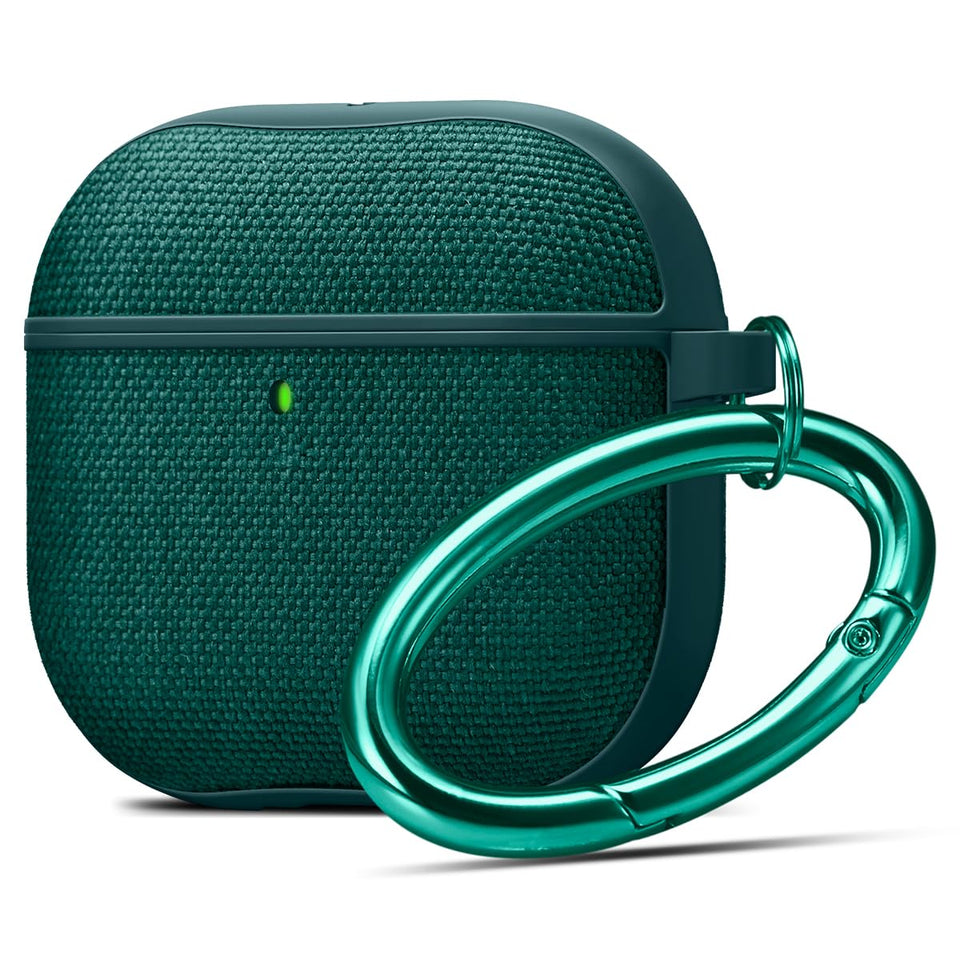 Spigen Urban Fit front view showing Midnight Green fabric and protective design