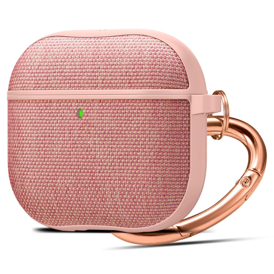 Spigen Urban Fit front view in rose gold showing sleek protection and style
