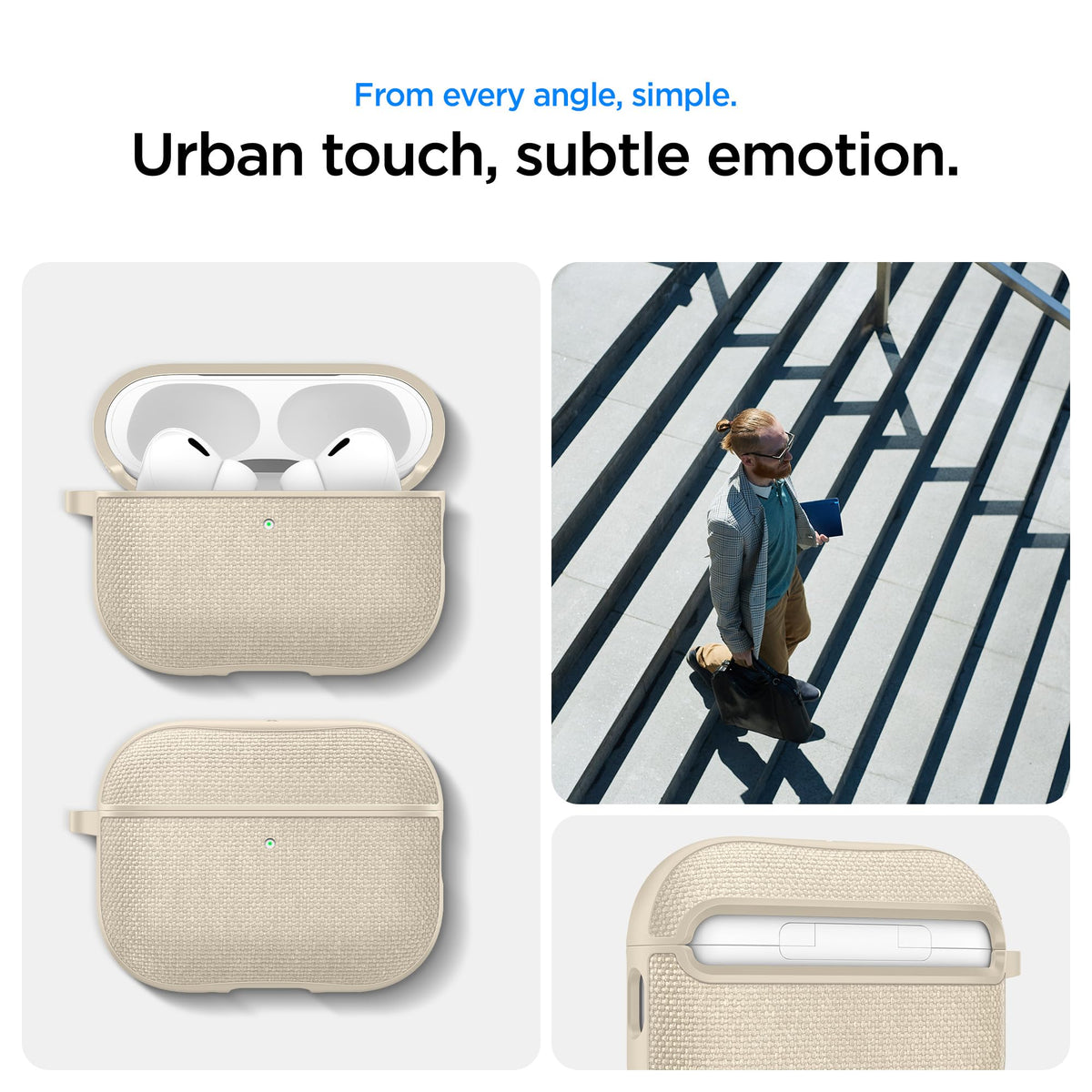 Spigen interior PU suede lining protecting case from scratches