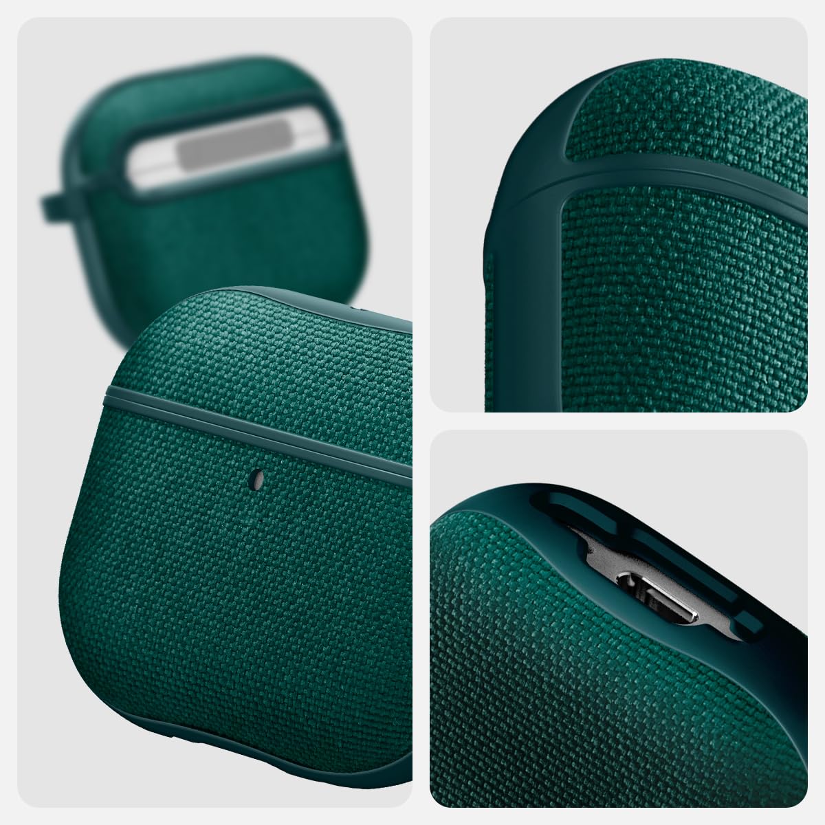 Spigen Urban Fit clipped to backpack illustrating convenient everyday portability