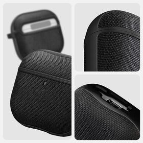 Spigen Urban Fit on a commuter bag in a city setting for stylish everyday carry benefit