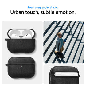Spigen Urban Fit PC lining edge detail, rigid shell provides structure and impact resistance