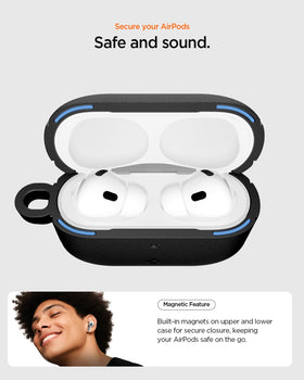 Spigen Vault AirPods Pro 3 case with carabiner ready for bags and belts