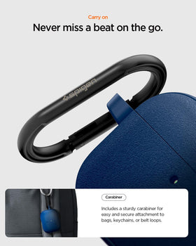 Spigen Vault AirPods Pro 3 case wireless charging compatibility in use