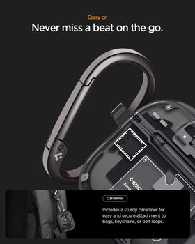 Spigen Zero One LED window visible during charging, keeps status indicator readable benefit