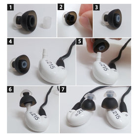 SpinFit CP240 tips packaging shows replacement pair with insert included for quick swaps.