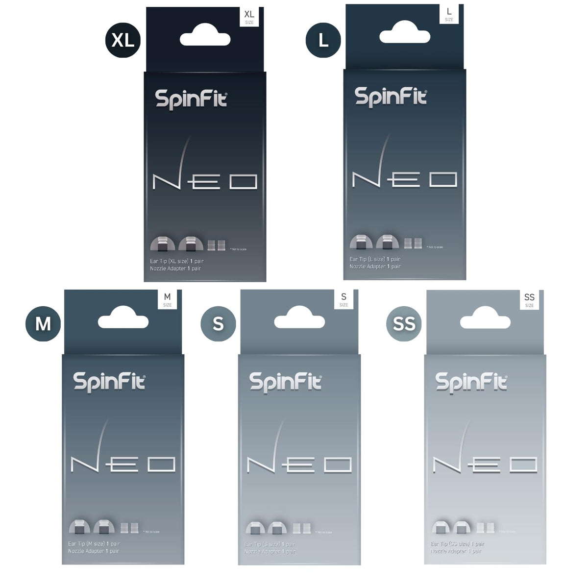 SpinFit NEO silicone close-up texture highlighting soft durable material