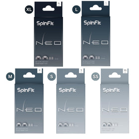 SpinFit NEO silicone close-up texture highlighting soft durable material