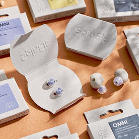 SpinFit Omni eartips 3D axis bend improves personalized comfort.