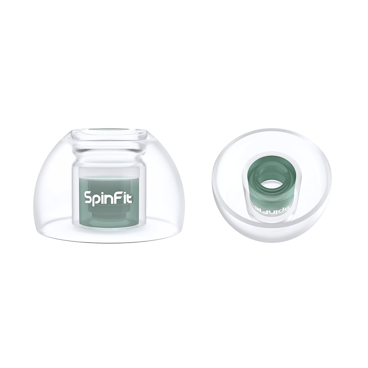 SpinFit Omni L replacement eartips for 3.7mm nozzles ensure secure, comfortable fit.