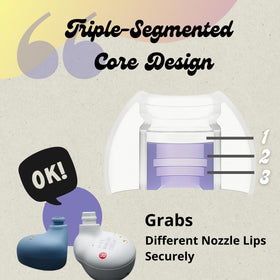 SpinFit Omni eartips come in a convenient one-pair pack.